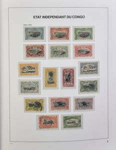 1894/1961 Collection in 1 Davo album, Congo/Ruanda-Urundi, mint stamps, many without hinge, vf/f/to be checked