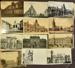 Turnhout, diverse zichten, oude kaarten (42 stuks)