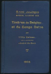 Timbres de Belgique et du Congo Belge; Balasse & De Cock; 1935; gedruckt; gebunden/geklebt; Französisch; 410 Seiten; Hardcover; in recht gutem Zustand