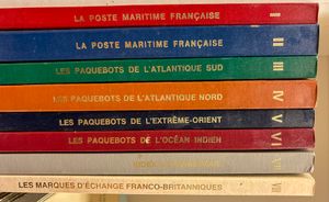 La poste maritime française, tome 1/8; Raymond Salles; zachte kaft; in zeer goede staat
