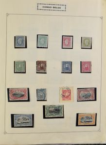 1886/1980 Collection in one album: Congo, Belgian Congo, Ruanda-Urundi, Katanga, South Kasai, Rwanda and Burundi – both mint and used stamps, f/to be checked