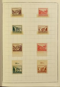 1945/1953 Prachtverzameling in album met Zones, Saar, DDR, Berlin, Bund met bijna alle goede zegels en blokken, postfris, w.o. Sovjet Zone, Franse Zones, Berlin, UPU, DDR Mao, 2 Marx-blokken, Bund Posthorn (gom na te zien), Heuss, Blok Berlin 1949, zm (Enorme cataloguswaarde)