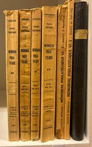 Mémorial Philatélique, samenstelling van 7 stuks; Bertrand (w.o. ingebonden)