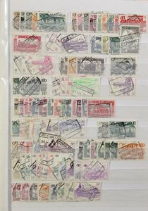 1945/1980 Geklasseerd van A tot Z (+3000 zegels), waarbij betere stempels, interessant om te bekijken, m/ntz 