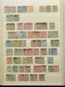 Indonesië, Laos, Filipijnen, Cambodja, Thailand, etc., 10 insteekboeken met veel thema en volledige reeksen, m/ntz