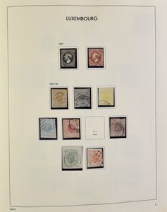 1852/2013 Quasi volledige verzameling in 2 Davo albums met aardig klassiek, Intellectuelen *, etc., zm/m/ntz