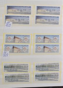 2000/2012 Timbres de Distributeurs (ATM), verzameling in 2 insteekboeken, zm