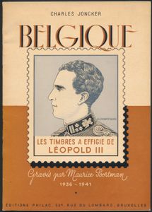 Poortman - Les Timbres à effigie de Léopold III; Charles Joncker; 1947; gedrukt; geniet; Frans; 55pag.; zachte kaft; in goede staat