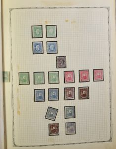 1886/1962 Beautiful collection mounted in an old album, very complete with numerous doubles, including the 1939 Zoo stamp in a block of 4 ** (sheetlet), airmail with all sheet numbers, sheets from the 1915 and A5 booklets, a few letters/cards + Katanga, South Kasai, etc., vf/f/to be checked