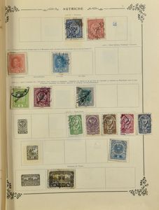 Album Historique et Géographique de Timbres Postes, rood, Yvert et Tellier, Negende editie, met nog enkele zegels, zm