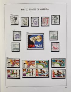 1857/1996 Verzameling in Davo album, waarbij klassiek gestempeld, Columbus tot 