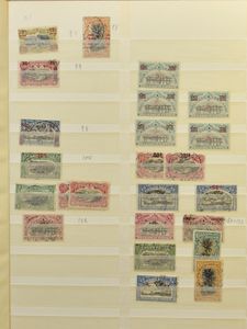 Gevarieerde restanten, w.o. België en Belgische gebieden gestempeld, Oostenrijk n° 68/78 **, reeksen Rwanda **, verzameling Filipijnen gestempeld, m/ntz