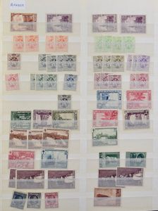 1866/1983 Voorraad SP, dienst, TX, preo's, gewone uitgiftes in 6 insteekboeken, zm/m/ntz