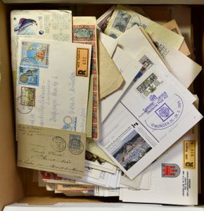 Diverse items, w.o. 1° dag, luchtpostbrieven, thema, enz., 365 stuks, m/ntz