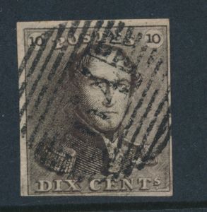 N° 1-V14 (Balasse), krassen door de X van Dix, positie 149, afstempeling P.64-Jemeppe, zm