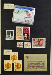 Tussen 1915 en 1987, samenstelling in 5 insteekboeken, waarbij volledige reeksen, zm/m/ntz