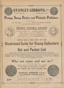 Stanley Gibbons, flyer/reclame; Engels; 4pag.; in zeer goede staat