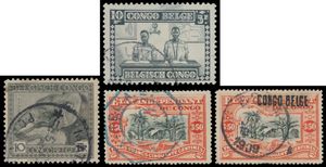1886/1971 Collection in 1 Davo album: Congo, Ruanda-Urundi, Republic of the Congo, very comprehensive, mainly used, BL 1 and 2 mint, Republic of the Congo fairly comprehensive from 1960 to 1971, vf/f
