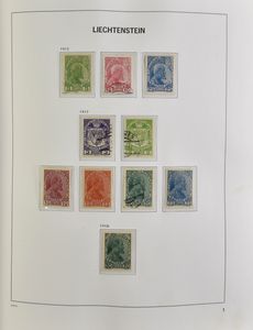 1912/2010 Mooie verzameling in 2 Davo albums, vanaf 1° emissie met goede reeksen, blokken, zm/m