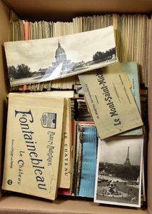 Diverse plaatsen en zichten, oude kaarten (+/-2250 stuks)