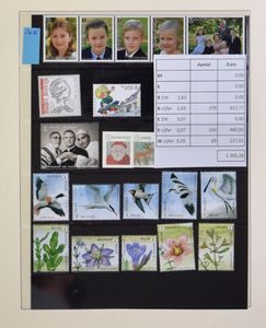 2010/2019 Verzameling in 2 Lindner albums, waarbij extra gestempeld met dubbels, zm/m (Frankeerwaarde: €1.305)