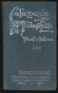 Catalogue de Timbres-Poste 1912; Yvert & Tellier; gedrukt; ingebonden/gelijmd; Frans; 725pag.; harde kaft; in slechte staat; rug wat los