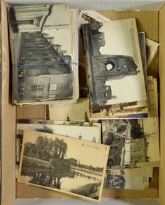 Ieper, diverse zichten, oude kaarten (170 stuks)