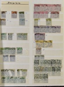 1849/1942 Interessante stock restant, waarbij betere waarden en goede stempels, ook SP, zm/m/ntz