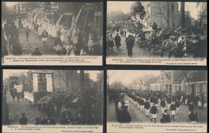 Mortsel, plechtige inhuldiging van burgemeester A. Segers (12 stuks)