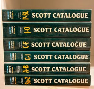 Scott Catalogue 2008 in 6 volumes