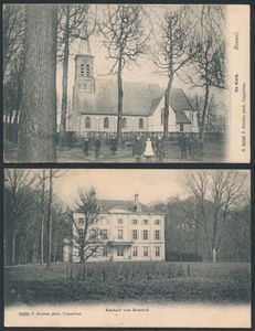 Bouwel, Hoelen, kerk (n° 3626) en kasteel (n° 3229) (Totaal: 2 stuks)