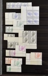 1959/1978 Verzameling rolzegels w.o. R 24 + heel wat type Elström, zm