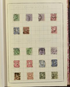 1872/1945 Verzameling in album vanaf Brustschild, nader uit te zoeken met veel Infla, diverse reeksen postfris, interessant lot, zm/m
