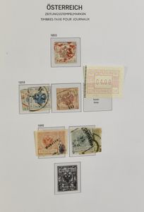1850/1960 Verzameling in 2 Davo album met o.a. bezetting, zm