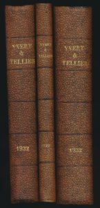 Samenstelling uit 3 Yvert & Tellier 1932/1940, w.o. Frankrijk en Franse kolonies