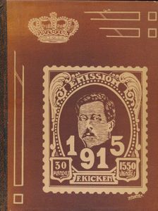 Émission 1915 Belgique; gedrukt; ingebonden/gelijmd; Frans; harde kaft; in redelijke staat