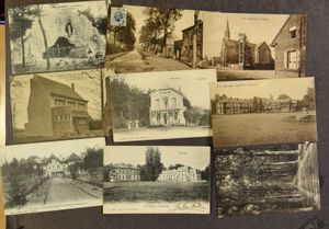 Gooreind, alle oude kaarten, w.o. het kasteel, klooster, enz., zeer mooie samenstelling (9 stuks)