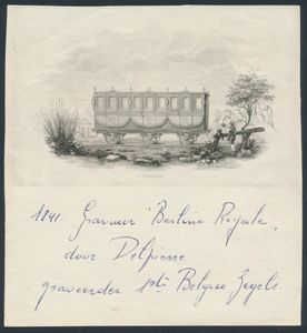 Reproducties Renard van de vier médaillons, uitgifte 1865 (5 waarden), Delpierre 1841 gravure 