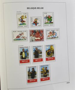 1849/2010 Verzameling in 6 Davo albums, klassiek in gemengde kwaliteit, Merode *, Houyoux gestempeld + **/*, Grote Montenez 
