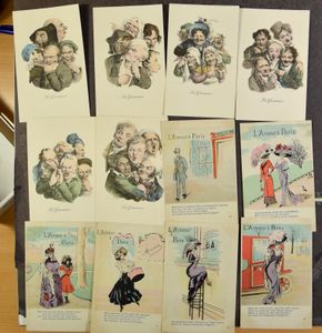 L'Amour à Paris, vrouwen een mode + les grimaces (15 stuks)