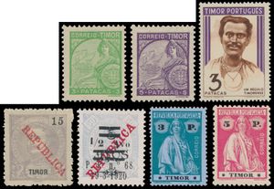 Timor, 1898/1969, mooie verzameling op bladen vanaf Republica opdrukken, Vasco da Gama volledig, Cérès volledig w.o. 1933 ** (Mundifil €525), 1948 Indigènes reeks en blok ** (Cataloguswaarde €570), zeldzaam, zm (Hoge cataloguswaarde)- zie foto kaft