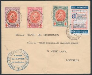 1917 N° 132/134 op brief aan H. De Schoonen, President des 