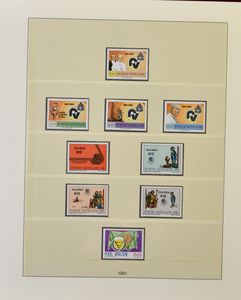 1957/19997 Complete verzameling postfris in 2 Lindner albums, zm