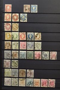 Samenstelling diverse landen in insteekboeken, w.o. USA, Nederland, Oostenrijk, Griekenland, Italië, DDR, België, Belgisch-Congo, Oude Duitse Staten, zm/m/ntz