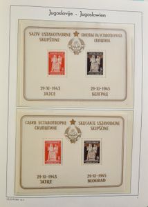 1944/1969 Volledige verzameling inclusief LP, TX, blokken, liefdadigheid, in Leuchtturm album, zm