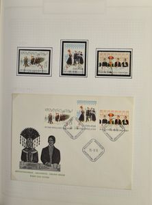 1938/2002 Verzameling overwegend gestempeld in 2 Victoria albums w.o. veel FDC's en brieven, zm
