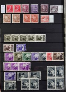 1884/1966 Voorraad in 2 insteekboeken, zm/m