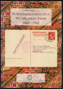 Samenstelling van 3 postzegelcagalogi Nederlands-Indië, w.o. 2x Bulterman en 1x Stom van Leeuwen