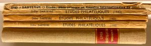 Etudes des philatéliques, samenstelling van 5, w.o. jaren 1942, 1948 en 1950