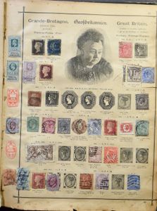 8 wereldalbums, met o.a. België, veel zegels, maar kwaliteit zeer gemengd, ntz